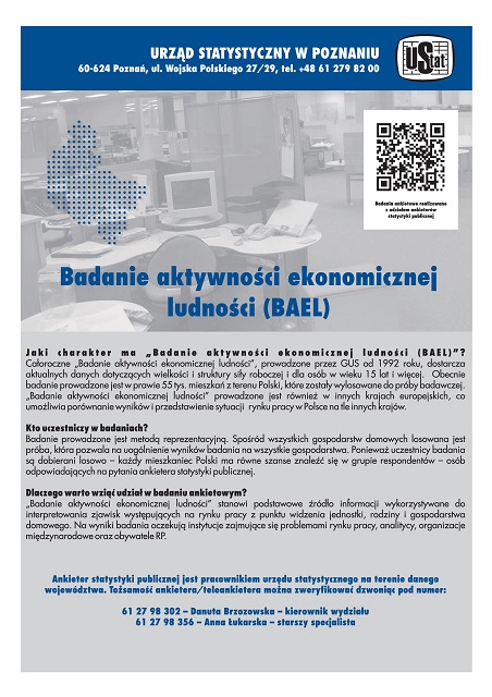 aktywnosc ekonomiczna bael plakat nowy