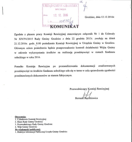komunikat