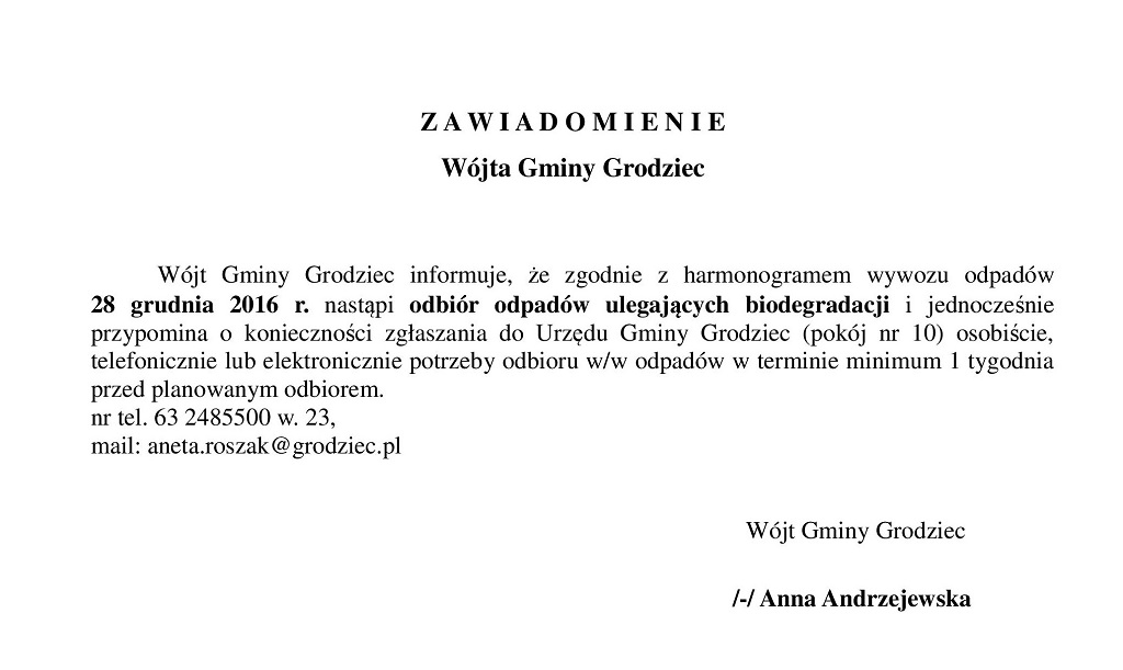zawiadomienie 1 maly