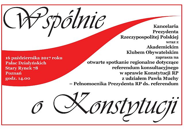 Plakat Poznan z zaproszeniem maly