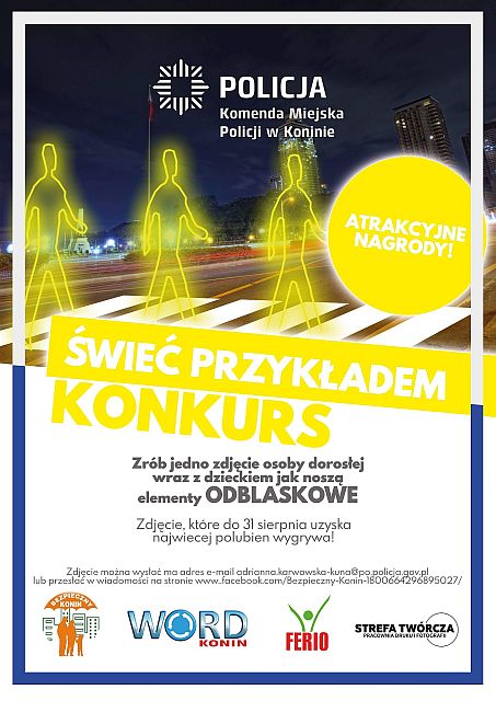 plakat swiec przykladem maly