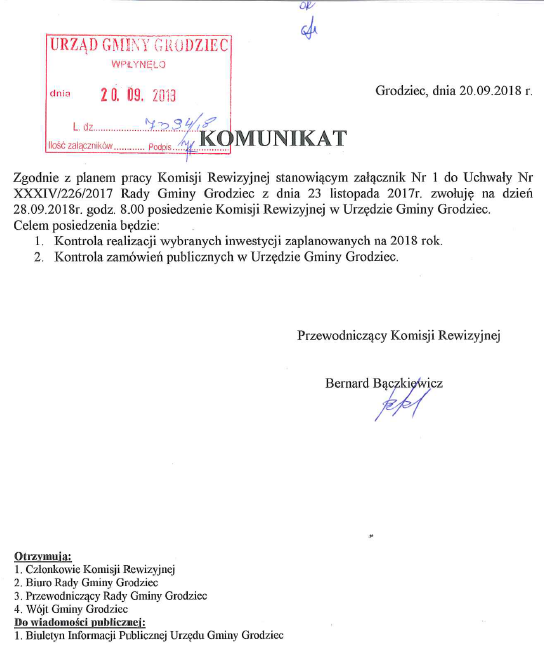 komunikat