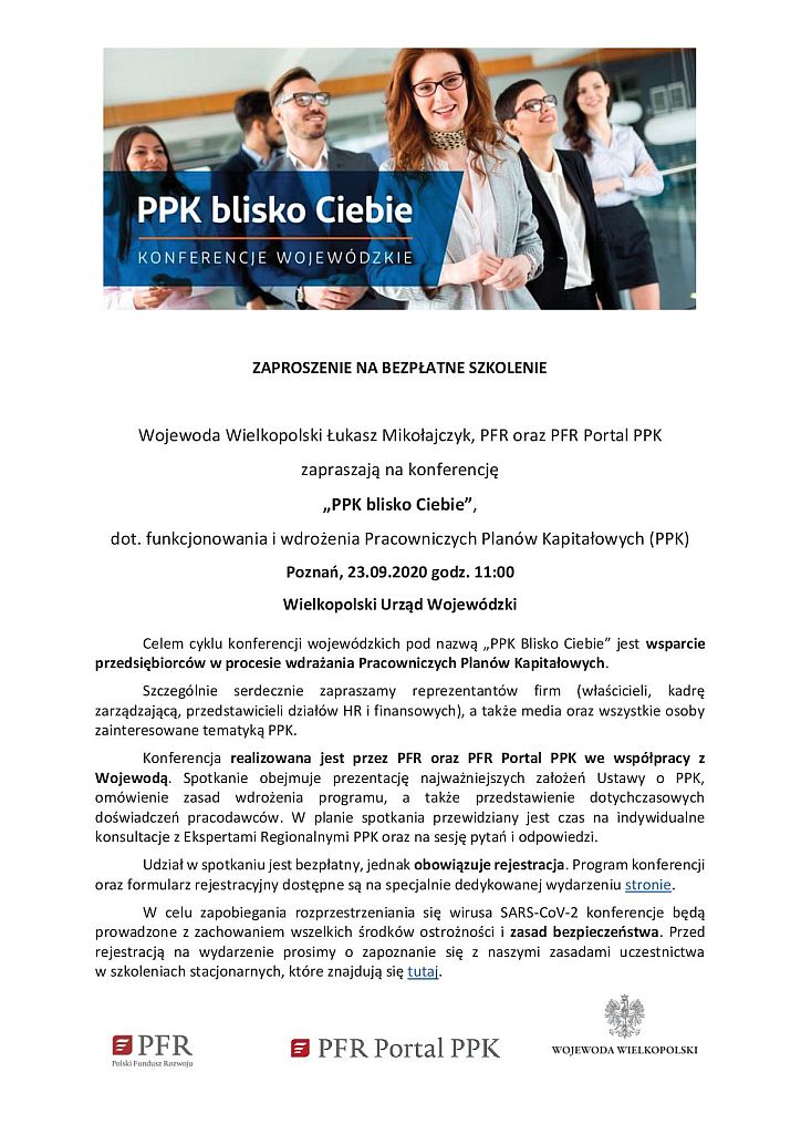 Plakat "PPK blisko Ciebie"
