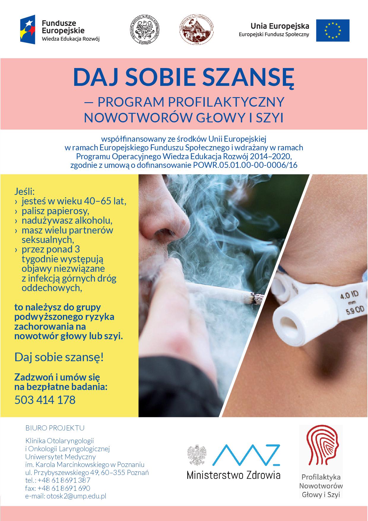 Plakat Daj sobie szanse