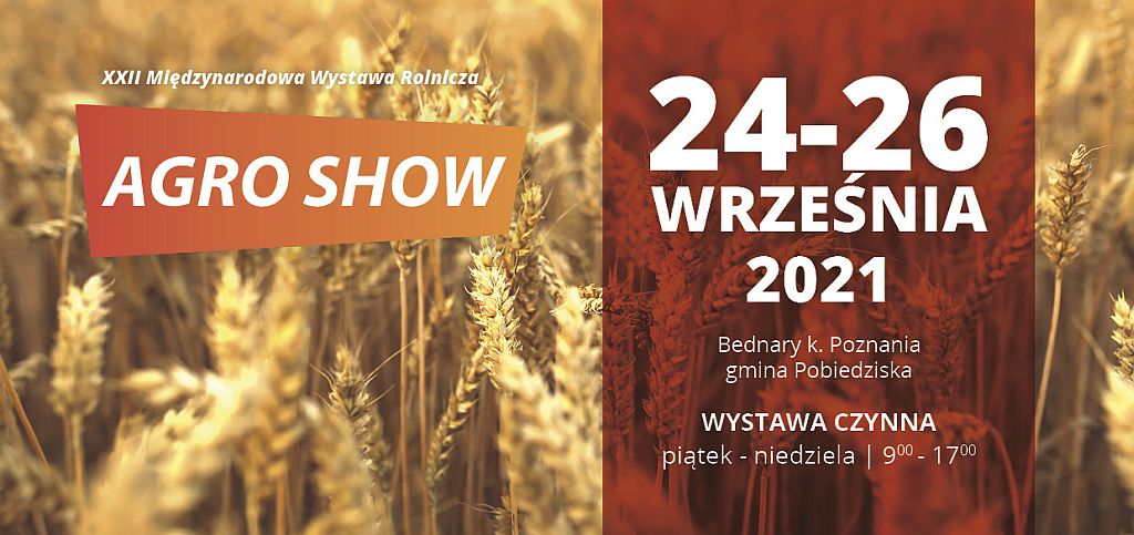 XXII Międzynarodowa Wystawa Rolnicza AGRO SHOW - plakat
