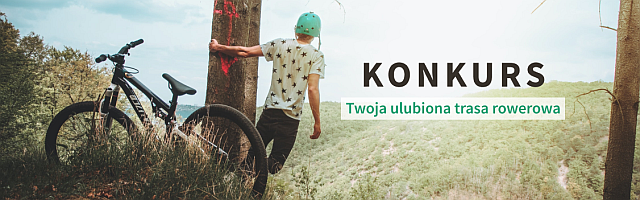 „TWOJA ULUBIONA TRASA ROWEROWA W WOJ. WIELKOPOLSKIM. II EDYCJA” - plakat