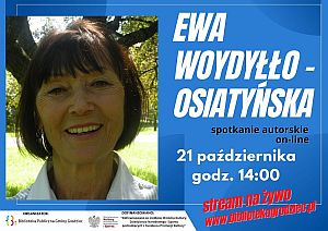 Ewa Woydyłło - spotkanie autorskie - plakat