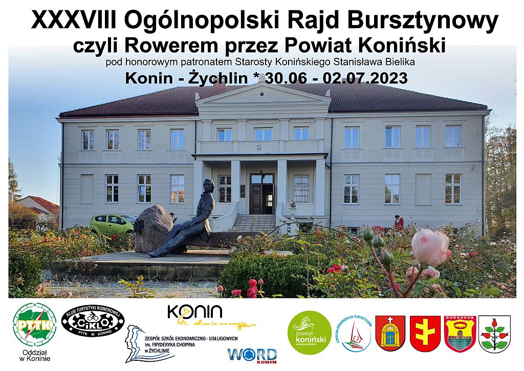 XXXVIII Ogólnopolski Rajd Bursztynowy - plakat