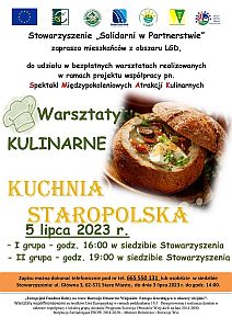 Bezpłatne „Warsztaty Kulinarne” 2