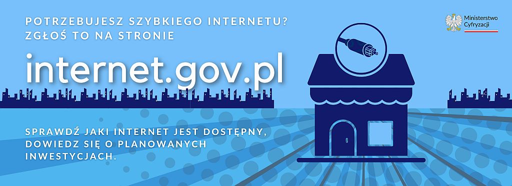 Logo - System informacyjny o dostępie do usług stacjonarnego internetu szerokopasmowego