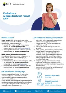 w gospodarstwach rolnych AK-R - plakat