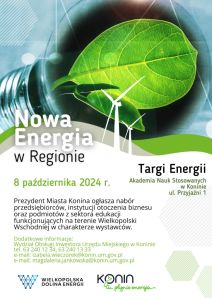 Targi Energii – „Nowa Energia w Regionie” - plakat
