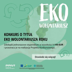 Zaproszenie do udziału w konkursie „Eko-Wolontariusz” - plakat
