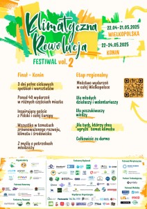 Wielkopolska startuje z Klimatyczną Rewolucją! - plakat